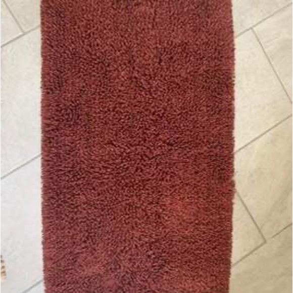 CasaLuna Mélange Looped 100% Cotton Bath Rug Clay - Picture 6 of 6